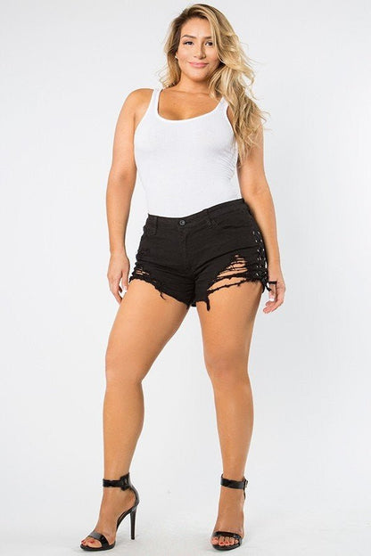 Riot Lace-Up Shorts