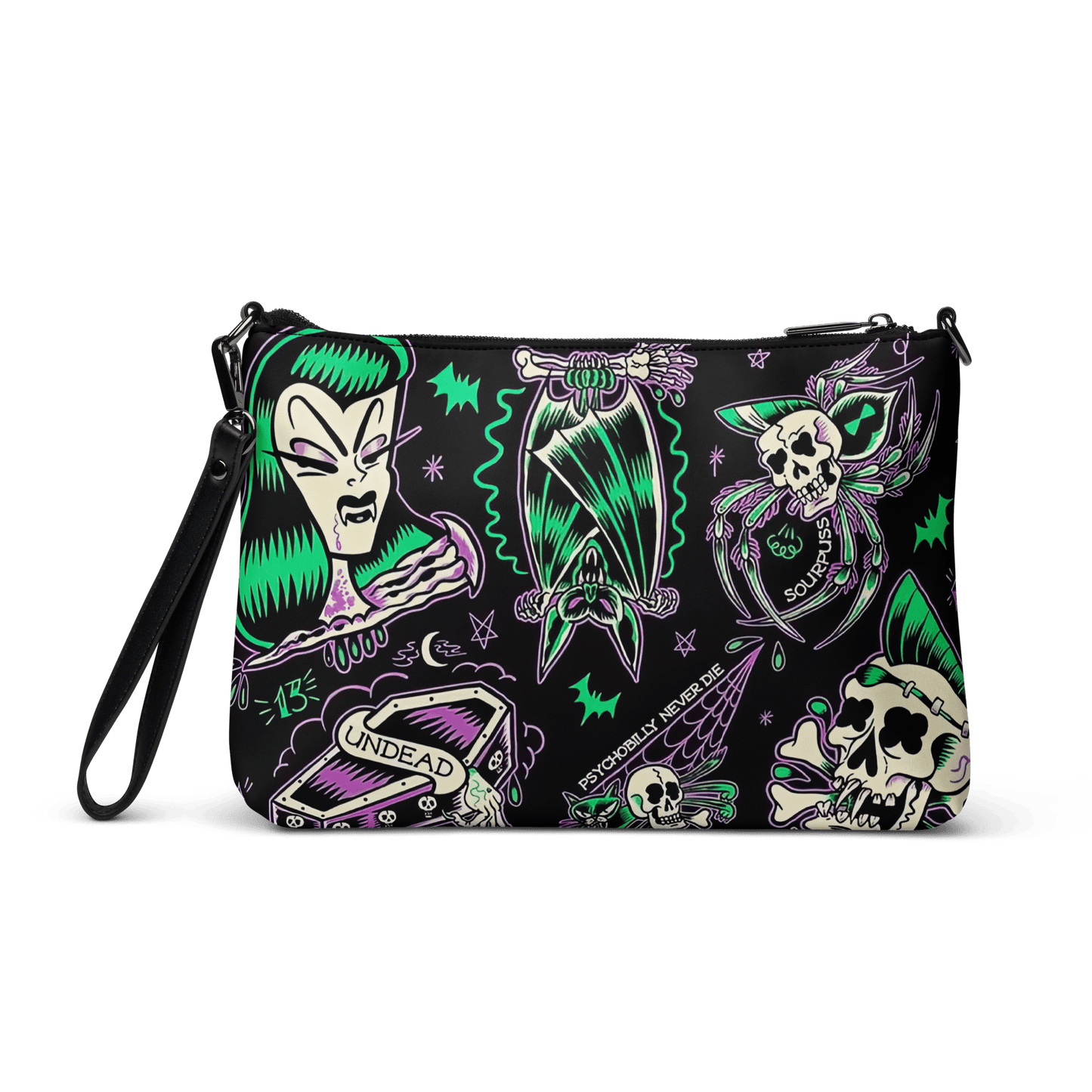 Psychobilly Blast Crossbody Bag