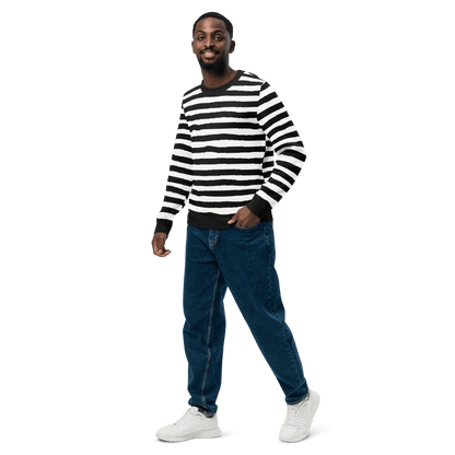 Pugsley Print Knit Crewneck Sweater