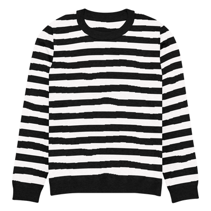 Pugsley Print Knit Crewneck Sweater