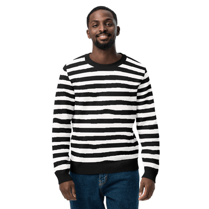 Pugsley Print Knit Crewneck Sweater