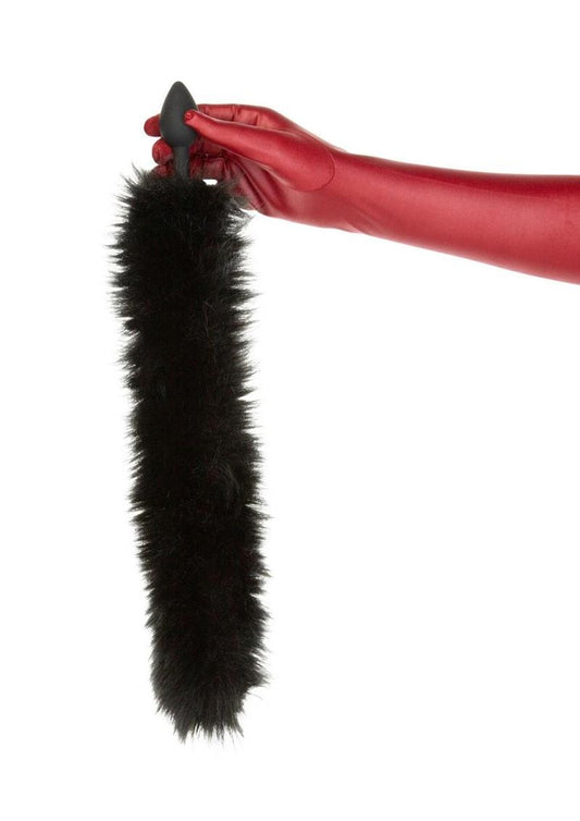 Punishment Fox Tail Silicone Butt Plug - Shadow Threadz Crypt