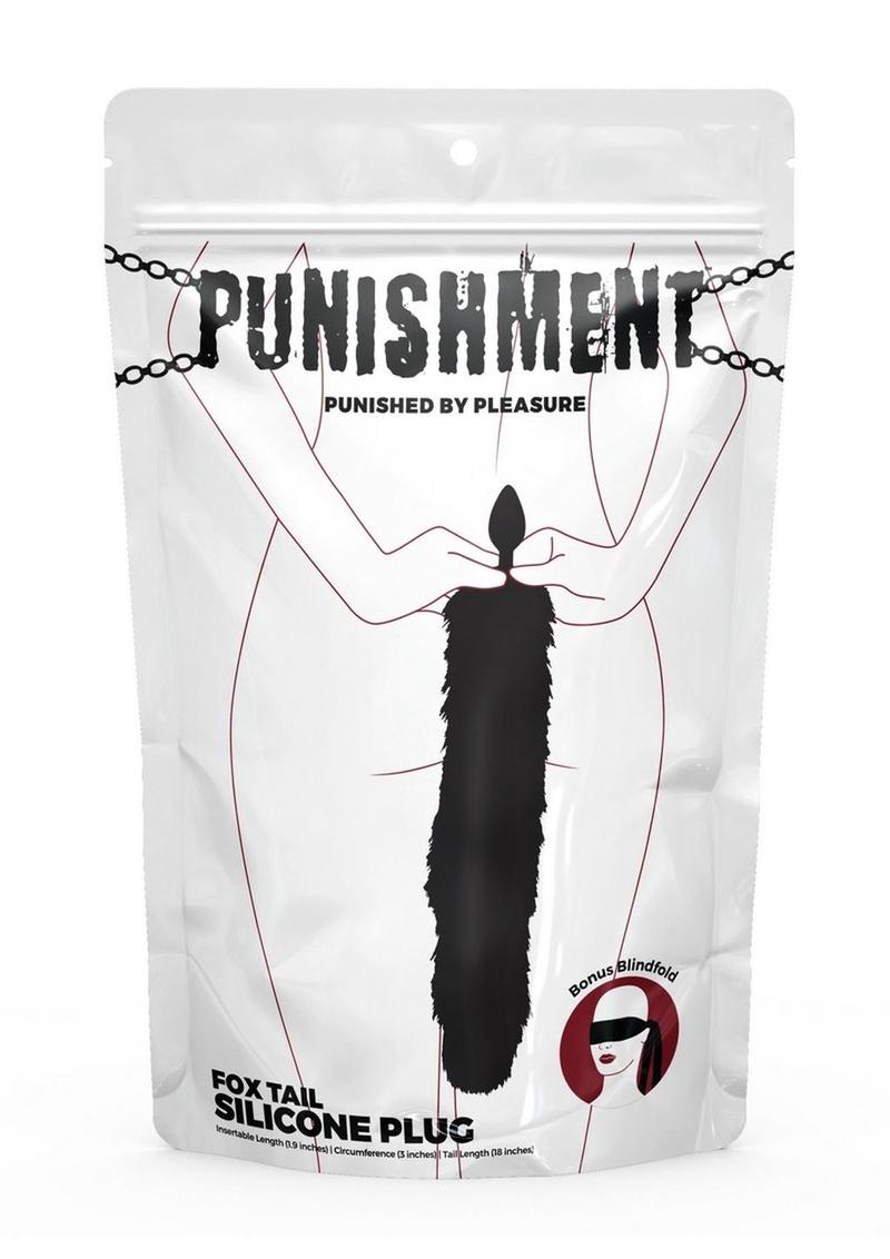 Punishment Fox Tail Silicone Butt Plug - Shadow Threadz Crypt