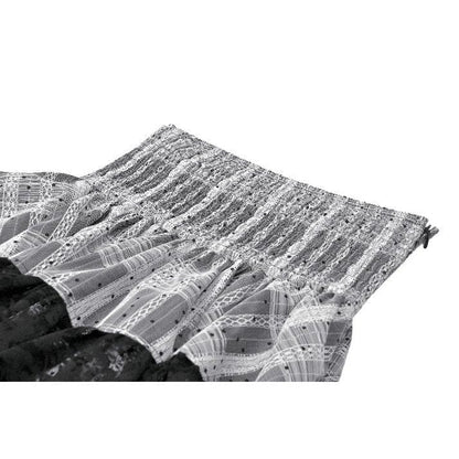Ashen Tier Lace-Up Skirt detail view