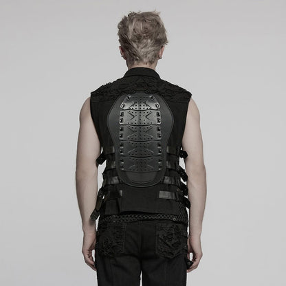 Riot Frame Buckle-Strap Vest detail view