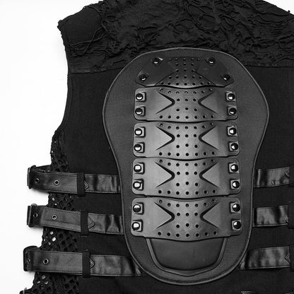 Riot Frame Buckle-Strap Vest detail view