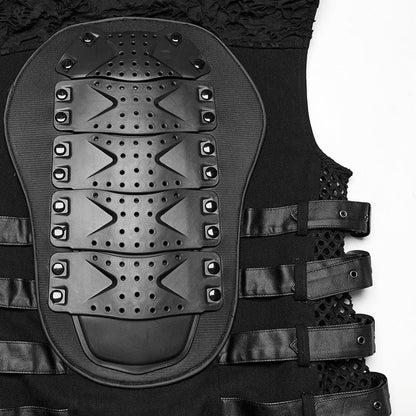 Riot Frame Buckle-Strap Vest detail view