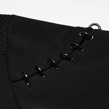 Black Circuit Industrial Hoodie