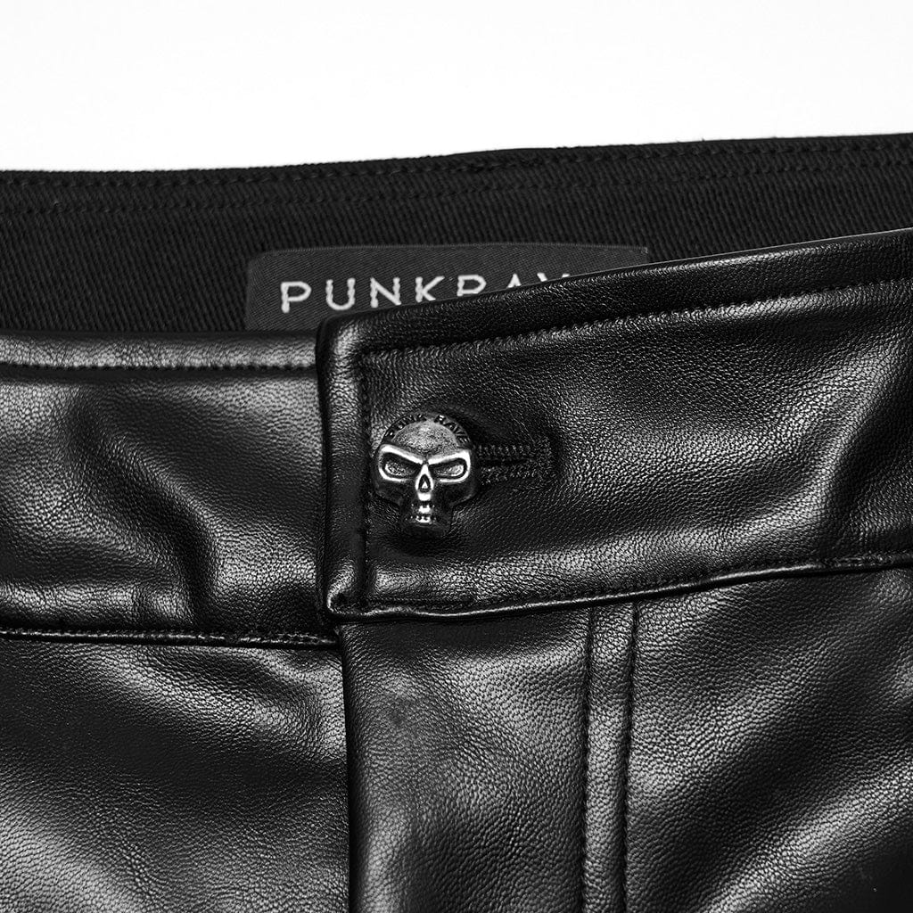 Gridlock Eyelet-Strap Pants detail view