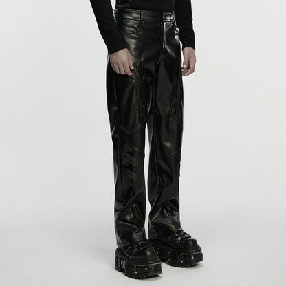 Gridlock Eyelet-Strap Pants detail view