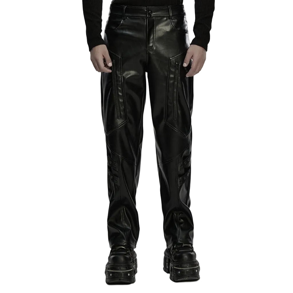 Gridlock Eyelet-Strap Pants front view