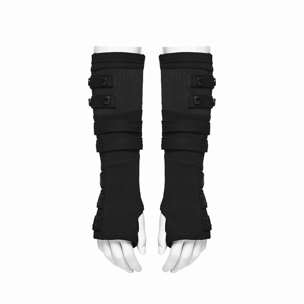 Dead Circuit Layered Fingerless Gloves
