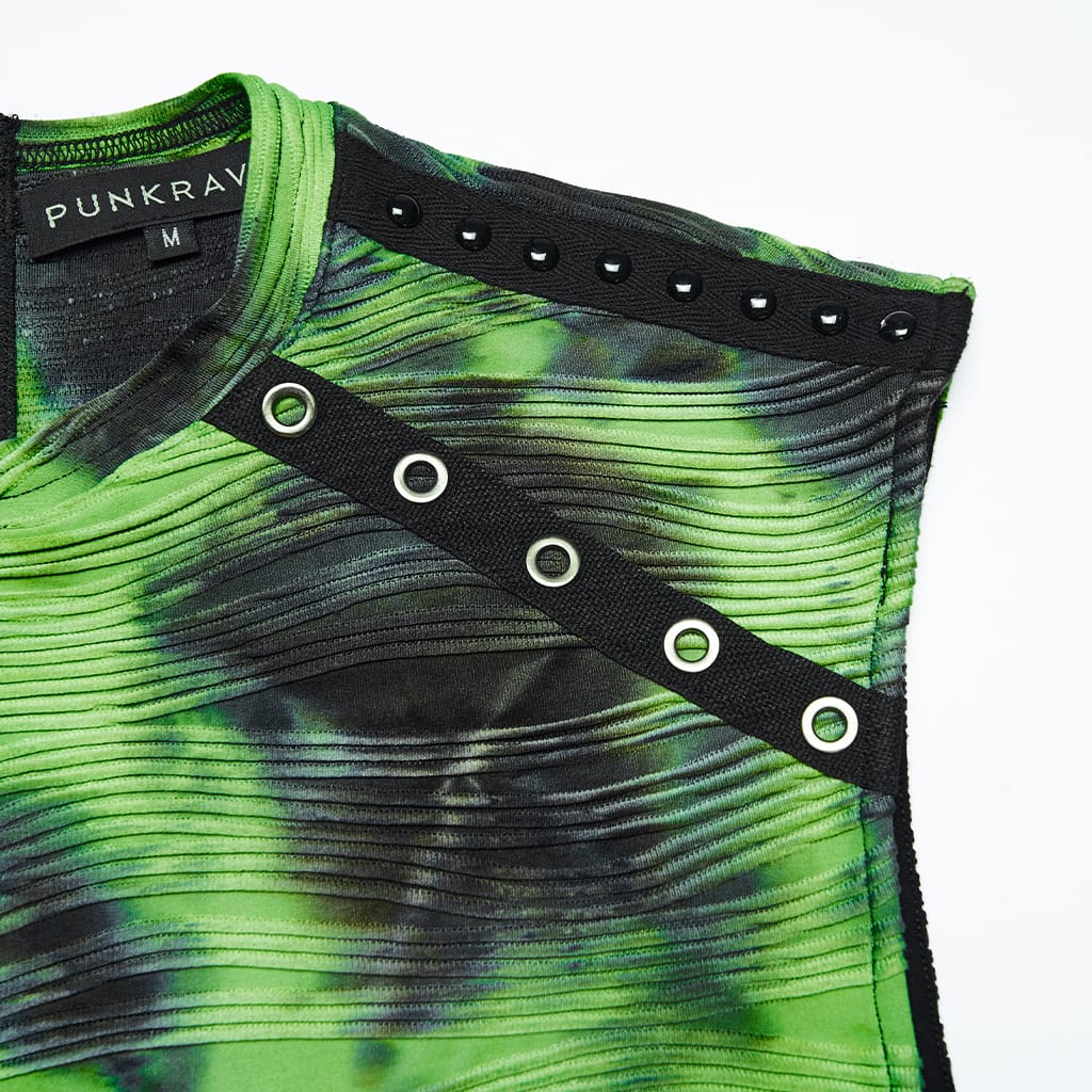Toxic Circuit Eyelet Tank detail view
