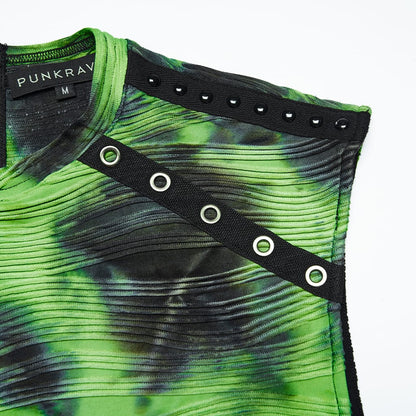 Toxic Circuit Eyelet Tank detail view