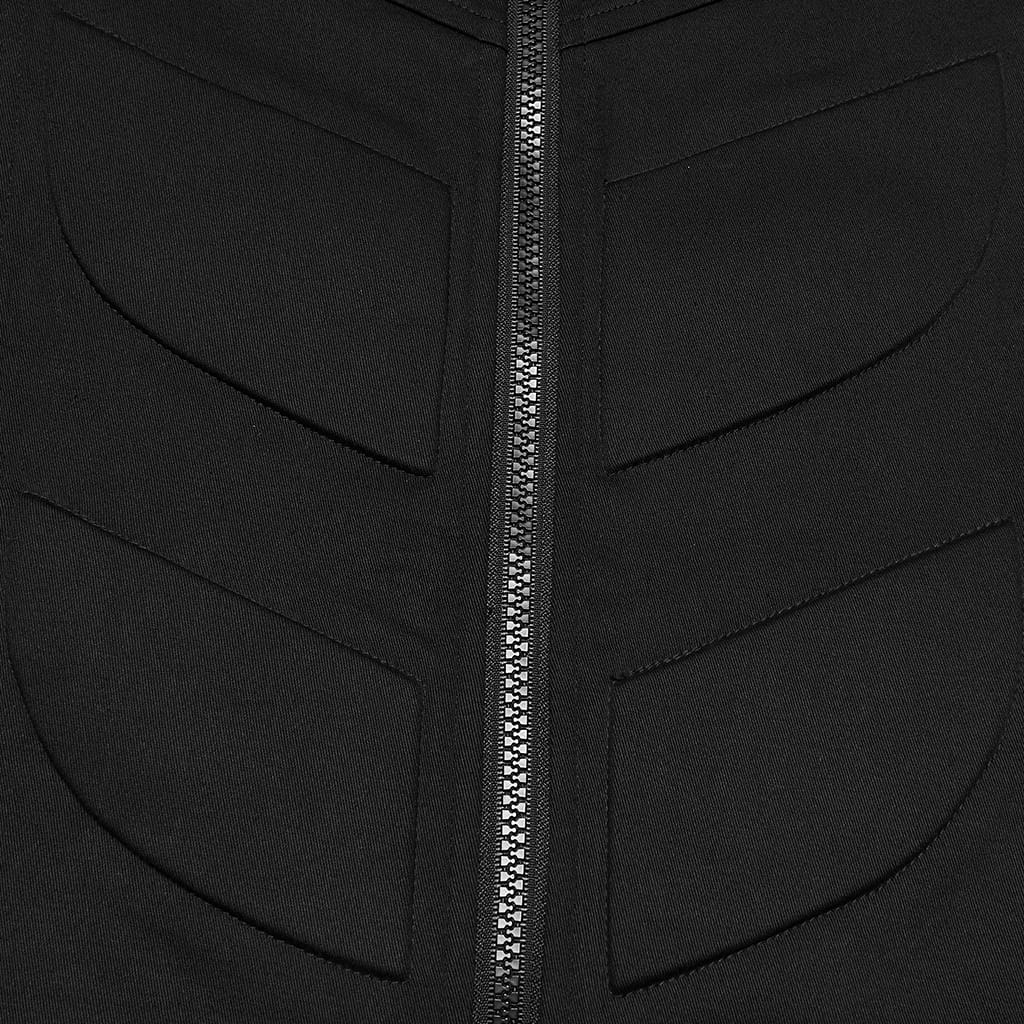 Dead Signal Skull Zip Vest detail view