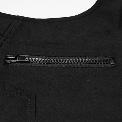 Dead Signal Skull Zip Vest detail view