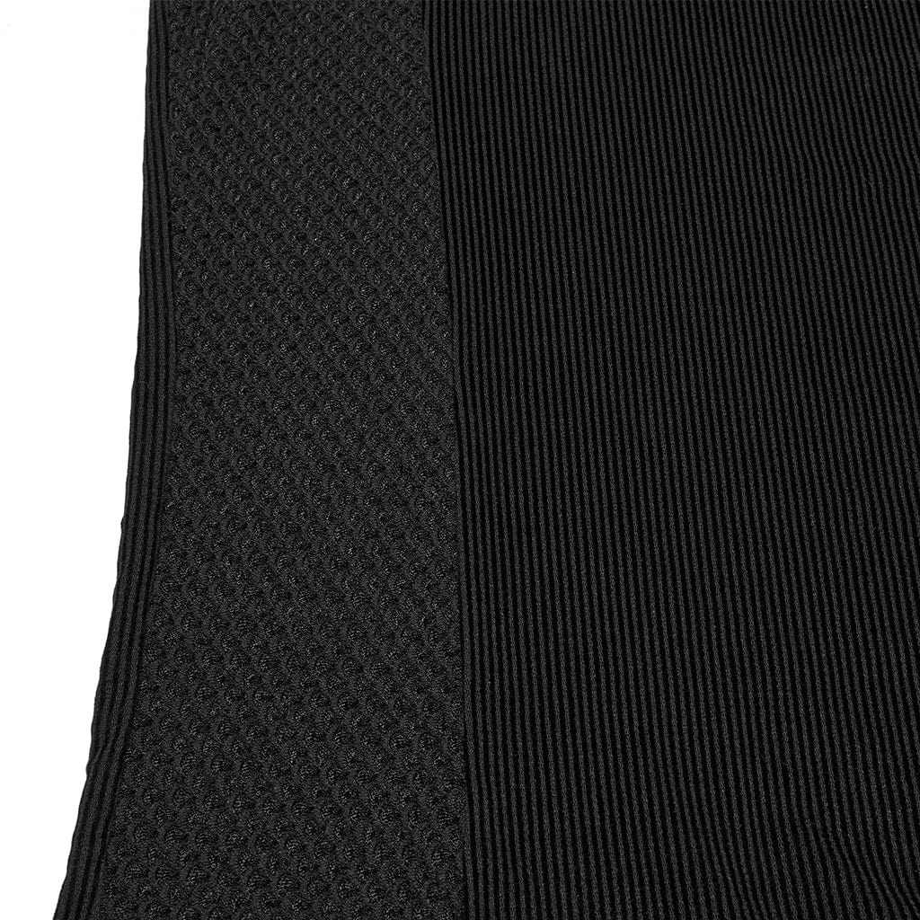 Black Static Sheer Mesh Vest detail view
