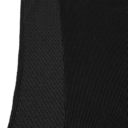 Black Static Sheer Mesh Vest detail view