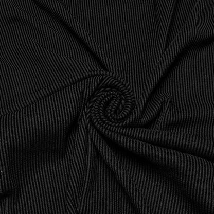 Black Static Sheer Mesh Vest detail view