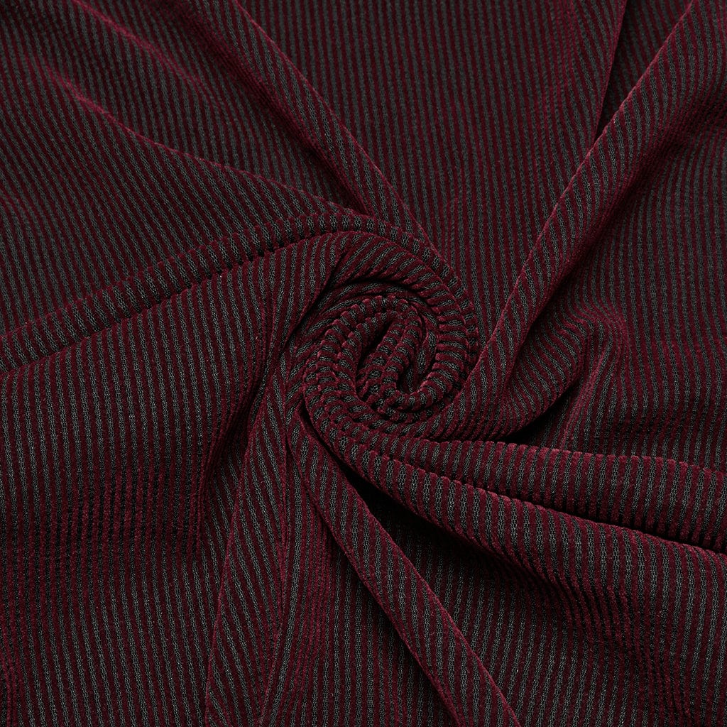 Red Static Sheer Mesh Vest detail view