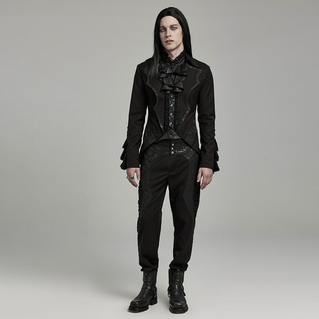 Nocturne Bat-Collar Tailcoat detail view