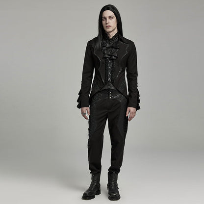 Nocturne Bat-Collar Tailcoat detail view