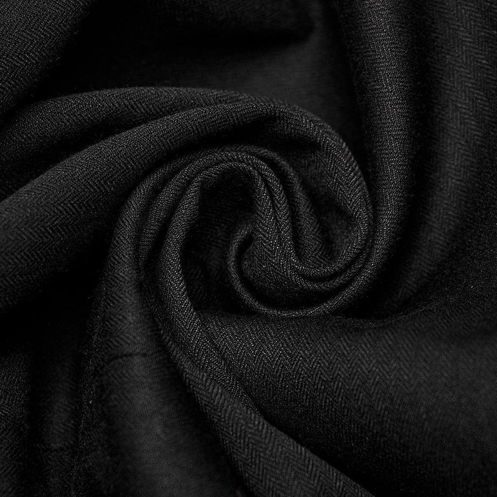 Nocturne Bat-Collar Tailcoat detail view