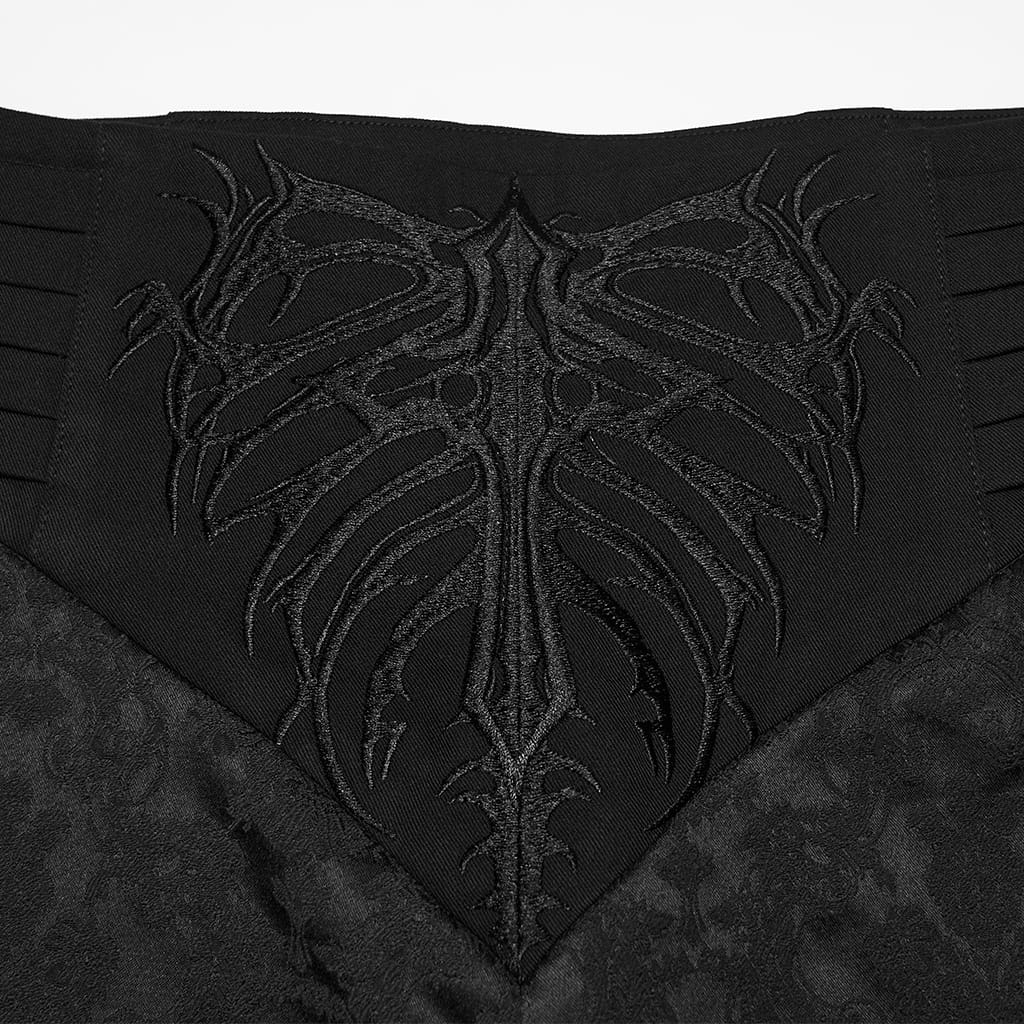 Cathedral Spine High-Waist Pants