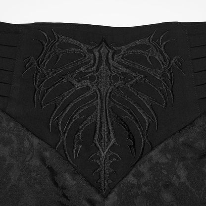 Cathedral Spine High-Waist Pants