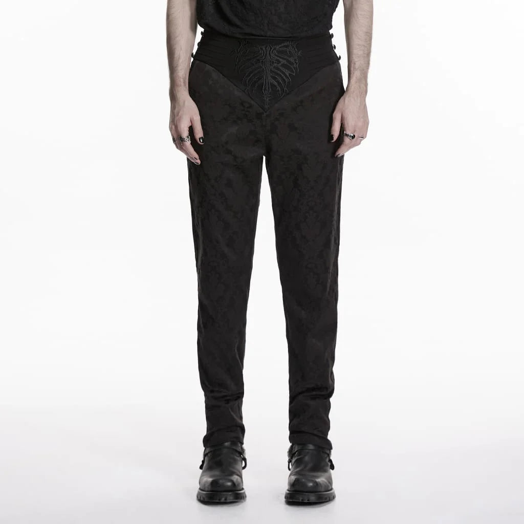 Cathedral Spine High-Waist Pants