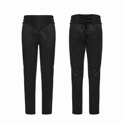 Cathedral Spine High-Waist Pants