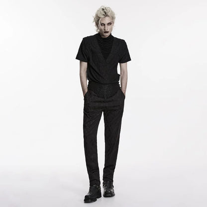 Cathedral Spine High-Waist Pants