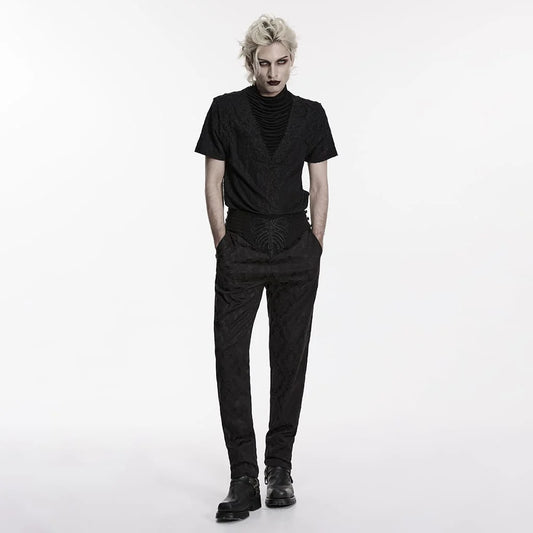 Cathedral Spine High-Waist Pants