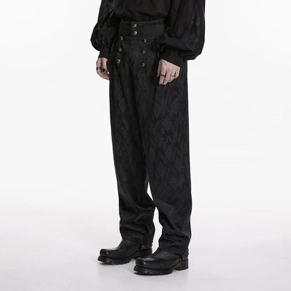 Mourning Court Jacquard Trousers