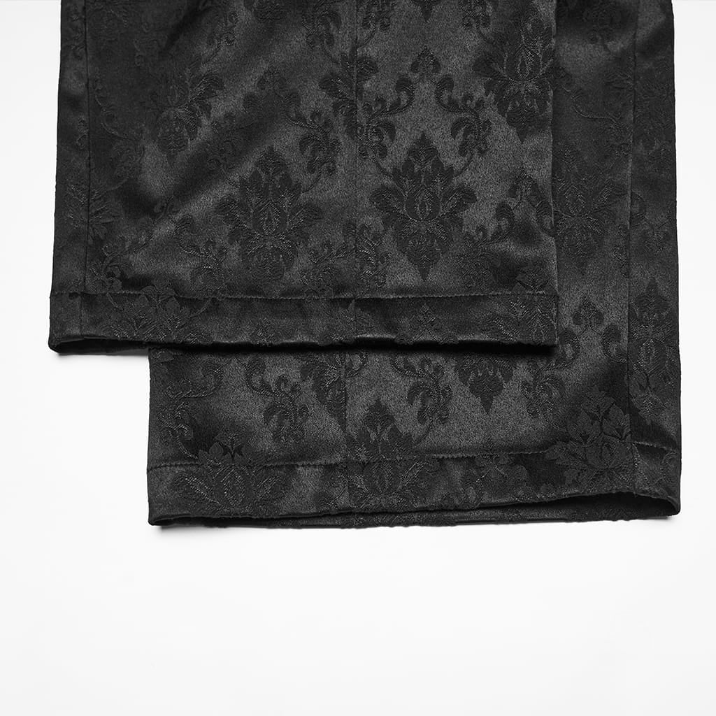 Mourning Court Jacquard Trousers