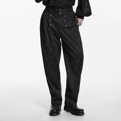 Mourning Court Jacquard Trousers