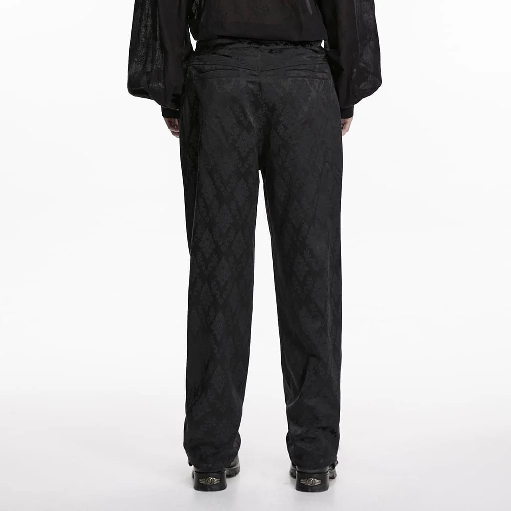 Mourning Court Jacquard Trousers