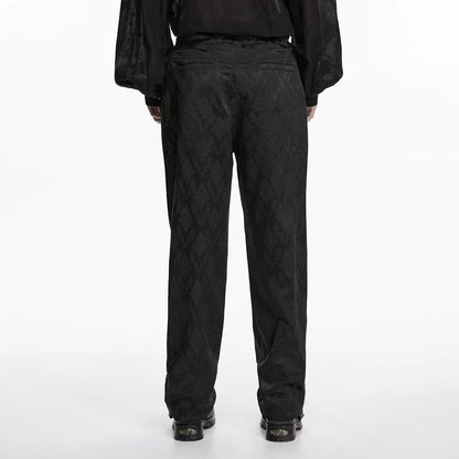 Mourning Court Jacquard Trousers