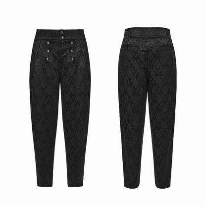 Mourning Court Jacquard Trousers