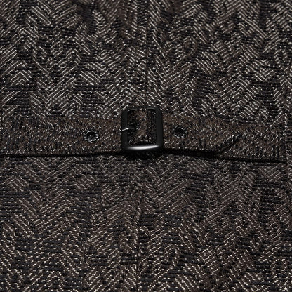 Gothic Retro Jacquard Waistcoat - 4XL