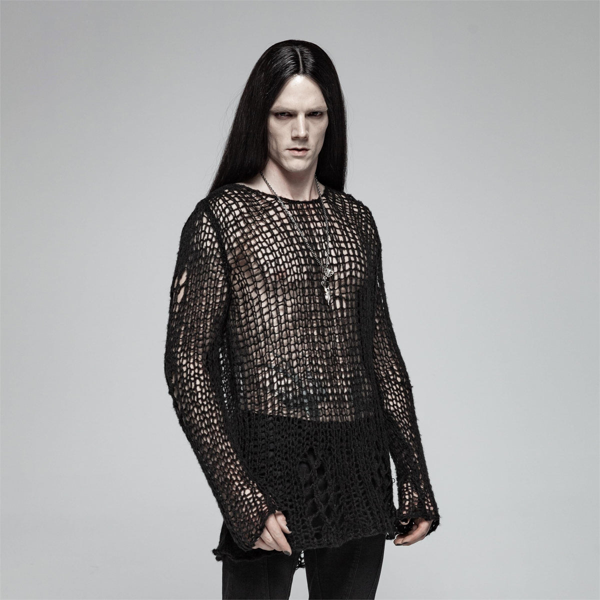 Beautiful Decay Ripped Knit Top