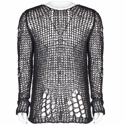 Beautiful Decay Ripped Knit Top
