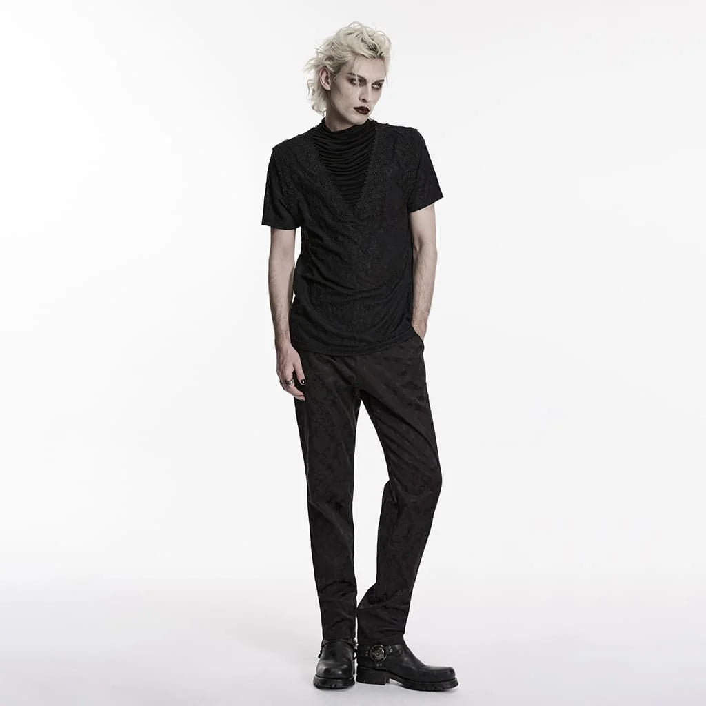 Mourning Choir Ruched Lace Top