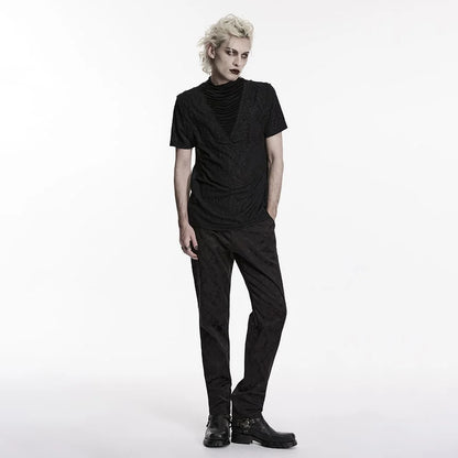 Mourning Choir Ruched Lace Top