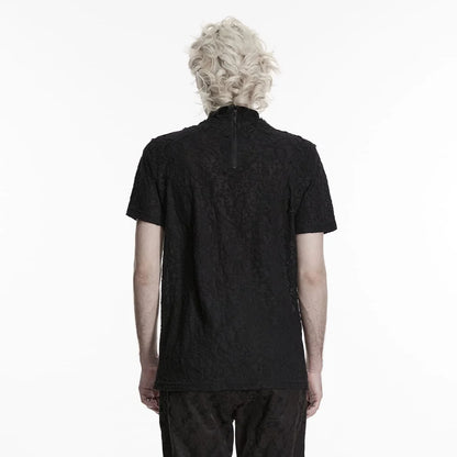 Mourning Choir Ruched Lace Top