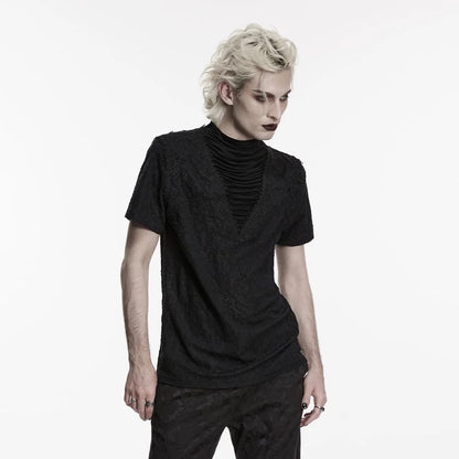 Mourning Choir Ruched Lace Top