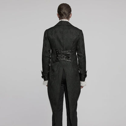 Mourning Marquis Lace Tailcoat detail view