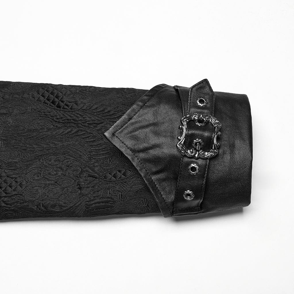 Mourning Marquis Lace Tailcoat detail view