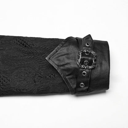 Mourning Marquis Lace Tailcoat detail view