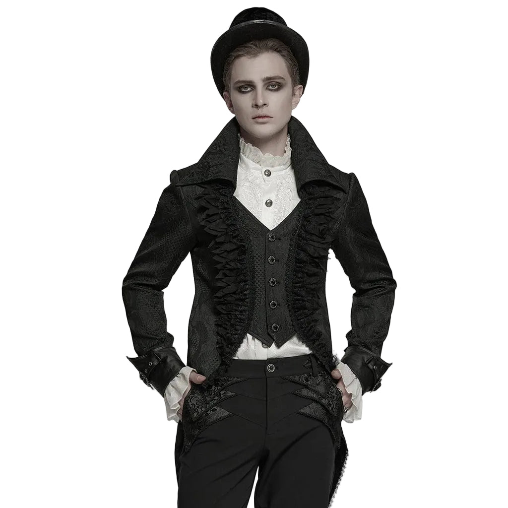Mourning Marquis Lace Tailcoat front view